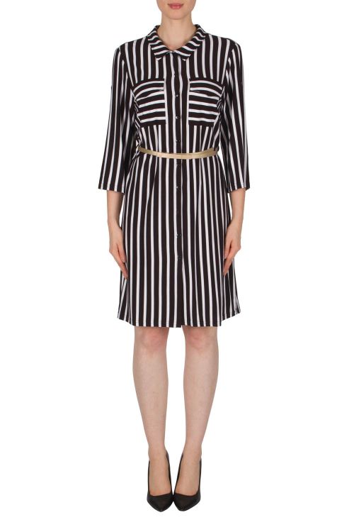 Joseph Ribkoff  Black/White Dress Style 182926