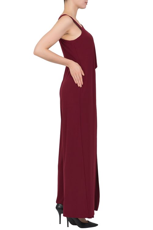 Joseph Ribkoff Cranberry Jumpsuit Style 183145