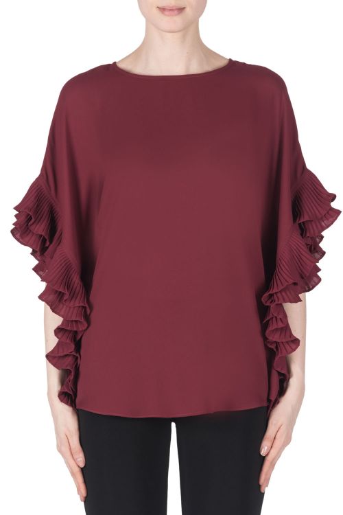 Joseph Ribkoff Cranberry Top Style 183299