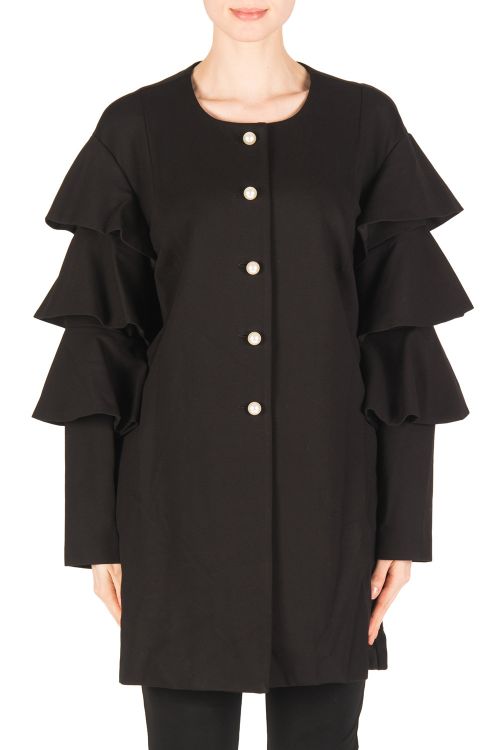 Joseph Ribkoff Black Coat Style 183345