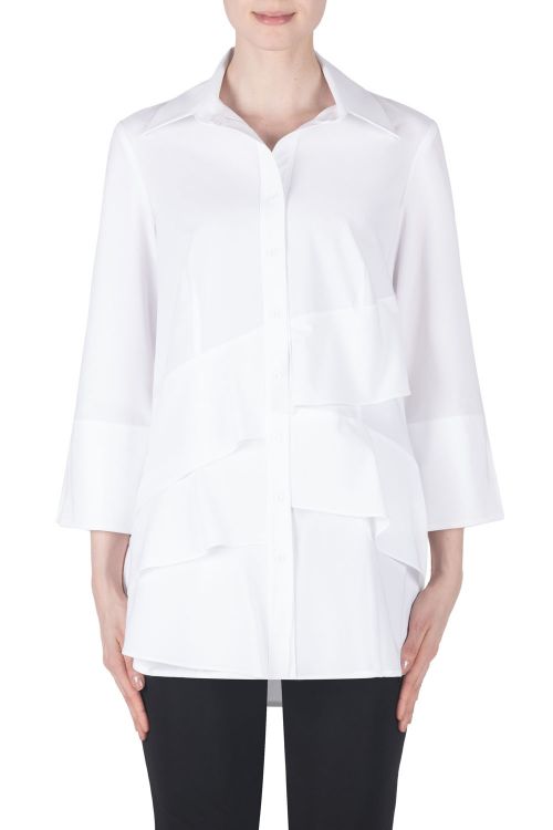 Joseph Ribkoff White Blouse Style 183425