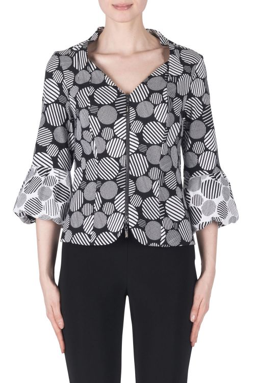 Joseph Ribkoff Black/White Jacket Style 183524