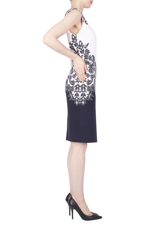 Joseph Ribkoff Navy/White Dress Style 183615