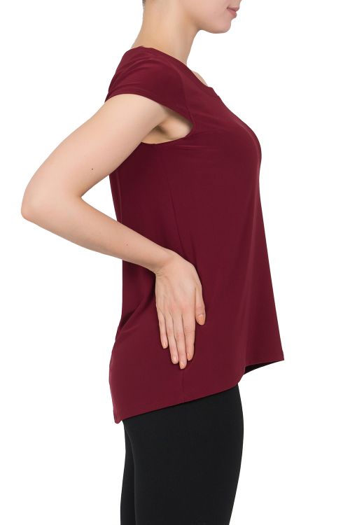 Joseph Ribkoff Cranberry Top Style 184126