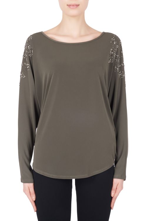 Joseph Ribkoff Avocado Top Style 184140