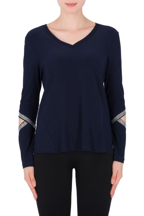 Joseph Ribkoff Midnight Blue Top Style 184141