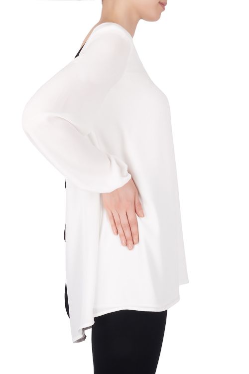 Joseph Ribkoff Off-White/Black Tunic Style 184246