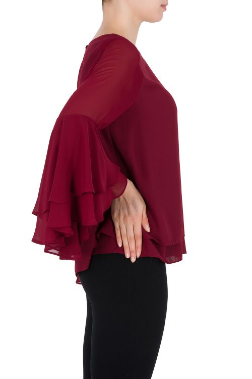 Joseph Ribkoff Cranberry Top Style 184250