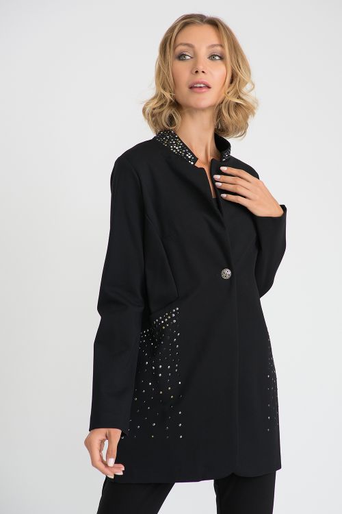 Joseph Ribkoff Black Coat Style 184359