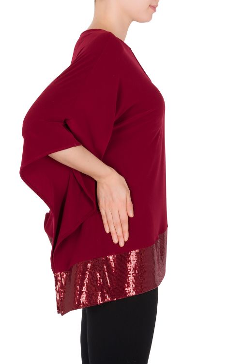 Joseph Ribkoff Cranberry Top Style 184416