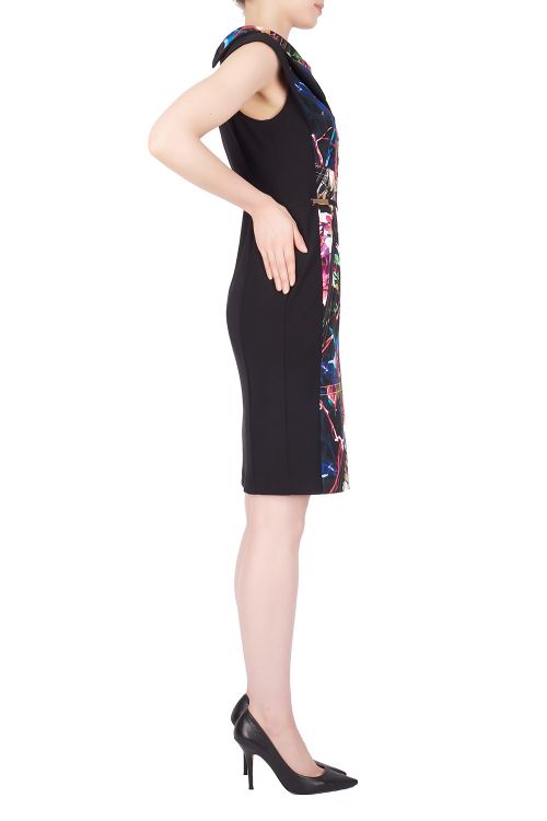 Joseph Ribkoff Black/Multi Dress Style 184643