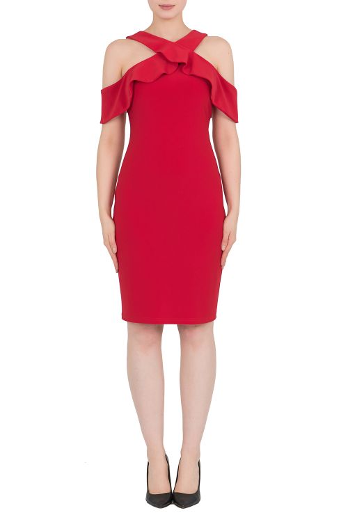 Joseph Ribkoff Lipstick Red Dress Style 191015