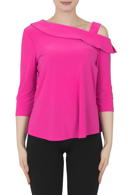 Joseph Ribkoff Neon Pink Top Style 191149