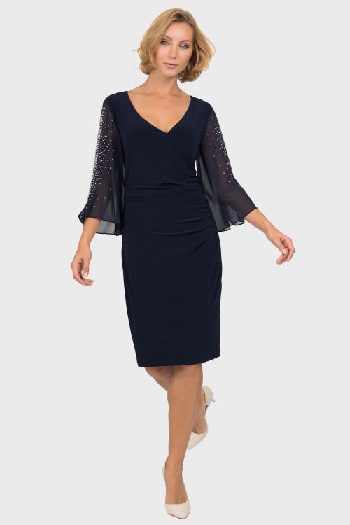 Joseph Ribkoff Midnight Blue Dress Style 191200