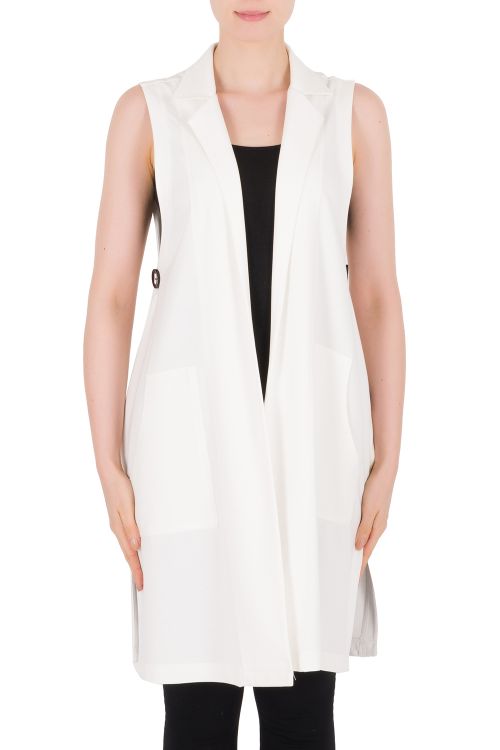 Joseph Ribkoff Vanilla/Black Cover Up Style 191387