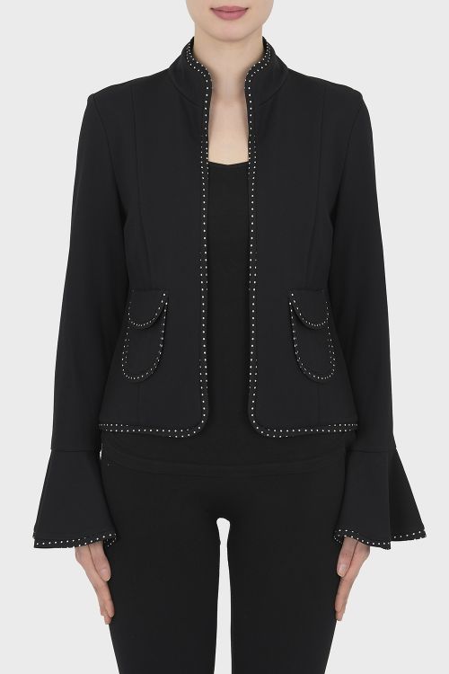 Joseph Ribkoff Black/Black Jacket Style 192378