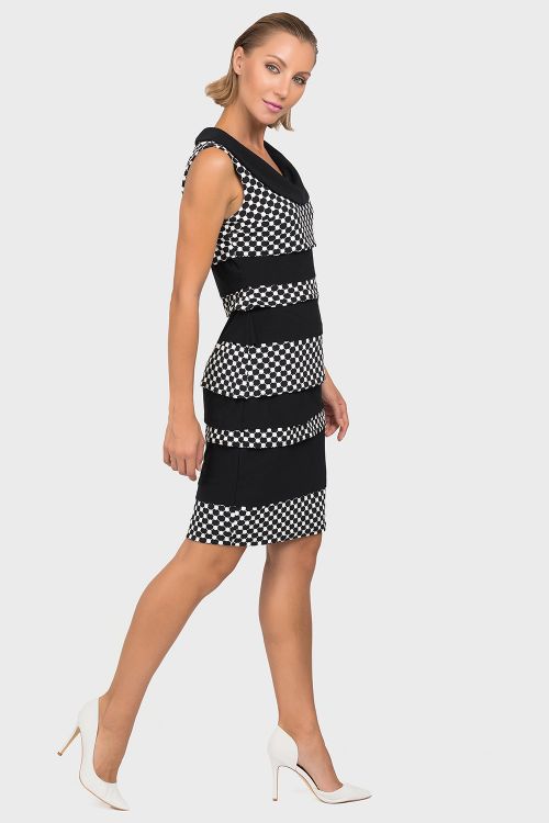 Joseph Ribkoff Black/White Dress Style 192844