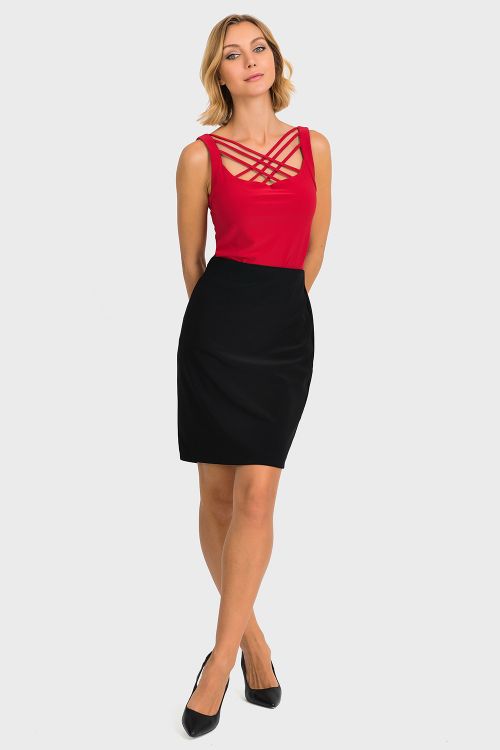 Joseph Ribkoff Lipstick Red Cami Style 193165