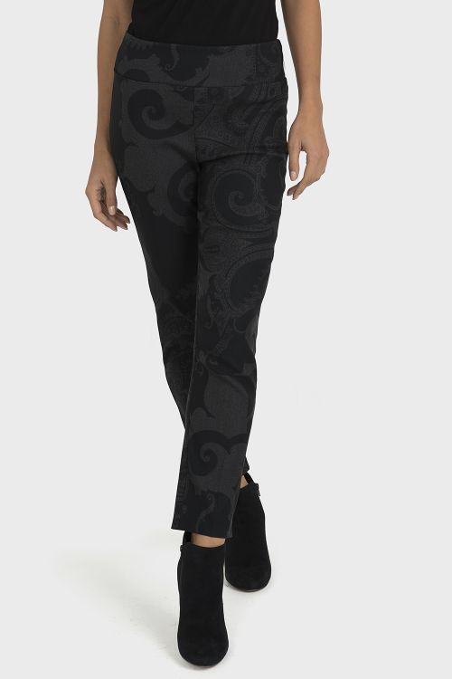 Joseph Ribkoff Black/Grey Pant Style 193732