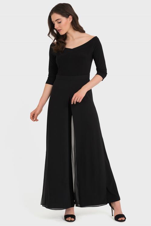 Joseph Ribkoff Black Jumpsuit Style 194215