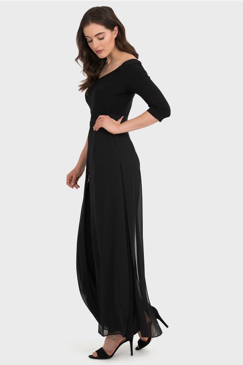 Joseph Ribkoff Black Jumpsuit Style 194215