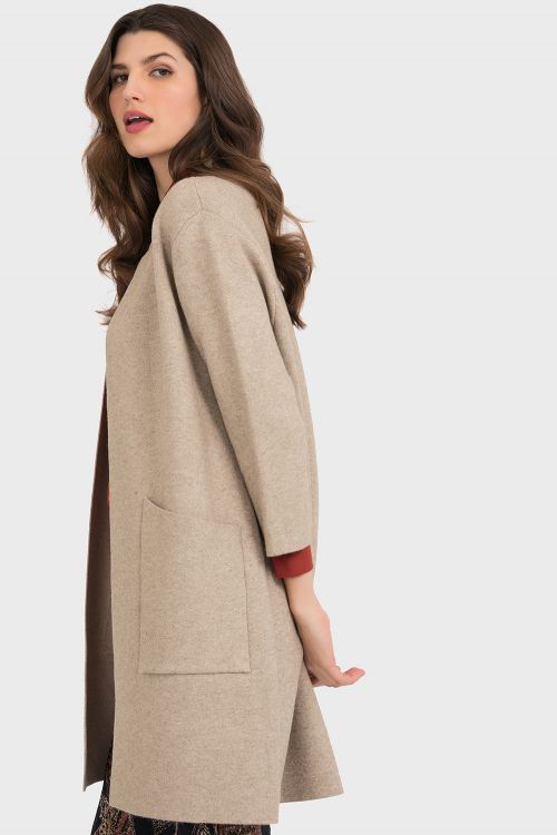 Joseph Ribkoff Beige Coat Style 194896