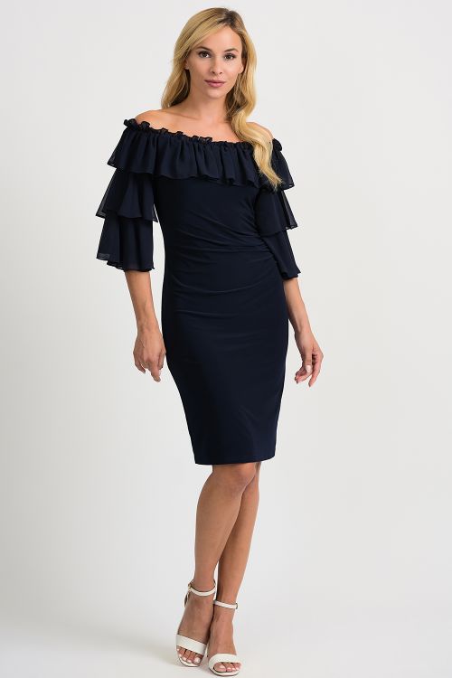 Joseph Ribkoff Midnight Blue Dress Style 201002