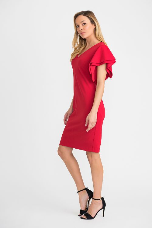 Joseph Ribkoff Lipstick Red Dress Style 201015