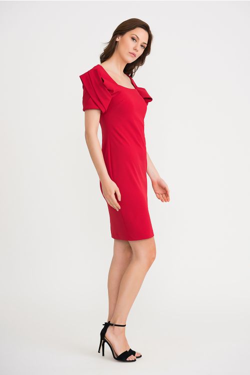 Joseph Ribkoff Lipstick Red Dress Style 201228