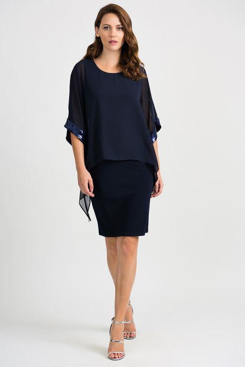 Joseph Ribkoff Midnight Blue Dress Style 201273