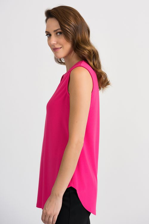 Joseph Ribkoff Hyper Pink Tunic Style 201284