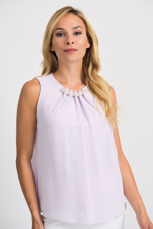 Jospeh Ribkoff Lavender Top Style 201375