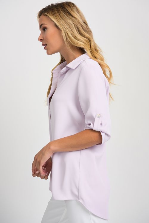 Joseph Ribkoff Lavender Fog Top Style 201412