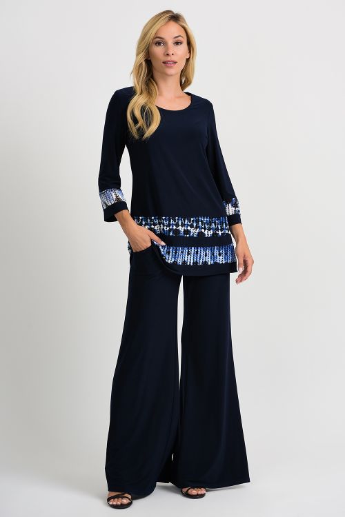 Joseph Ribkoff Blue/Black Tunic Style 201458