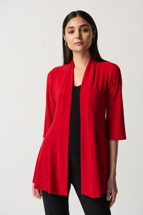 Joseph Ribkoff Lipstick Red Cover Up Style 201547