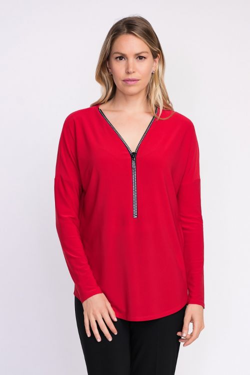 Joseph Ribkoff Red Top Style 203230