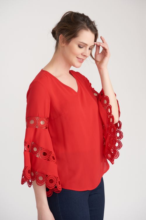 Joseph Ribkoff Red Top Style 203441