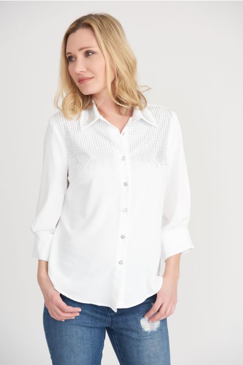 Joseph Ribkoff Vanilla Blouse Style 203568