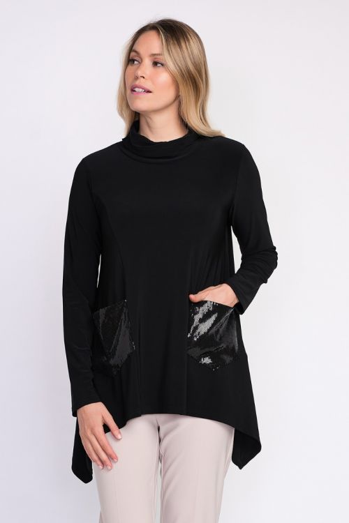 Joseph Ribkoff Black Tunic Style 204246