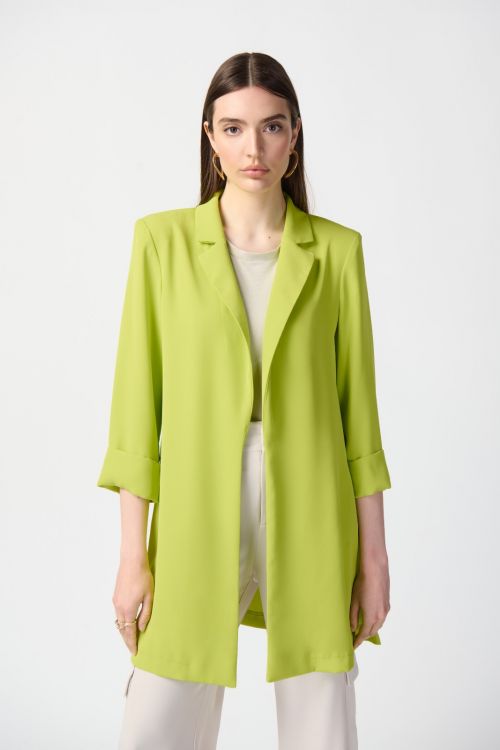 Joseph Ribkoff Key Lime Classic Long Blazer Style 211361