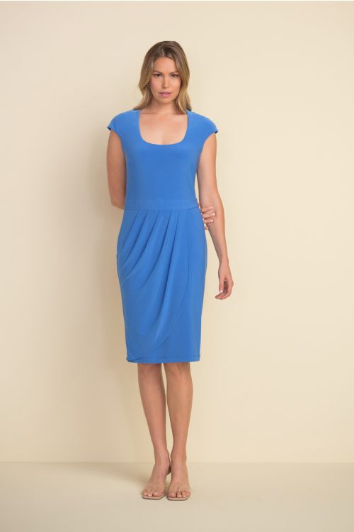 Joseph Ribkoff Aegean Sea Cap Sleeve Dress Style 212106