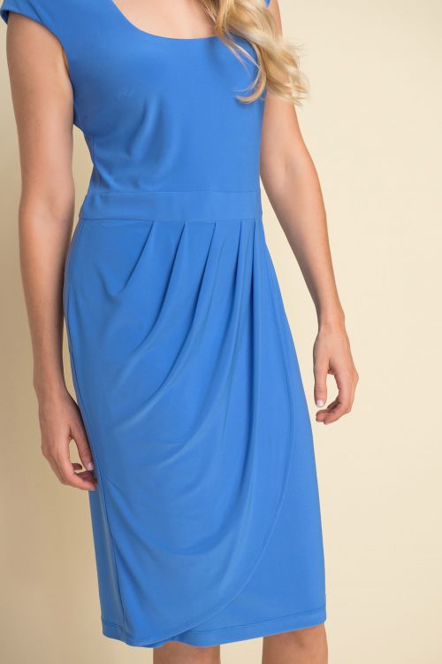 Joseph Ribkoff Aegean Sea Cap Sleeve Dress Style 212106