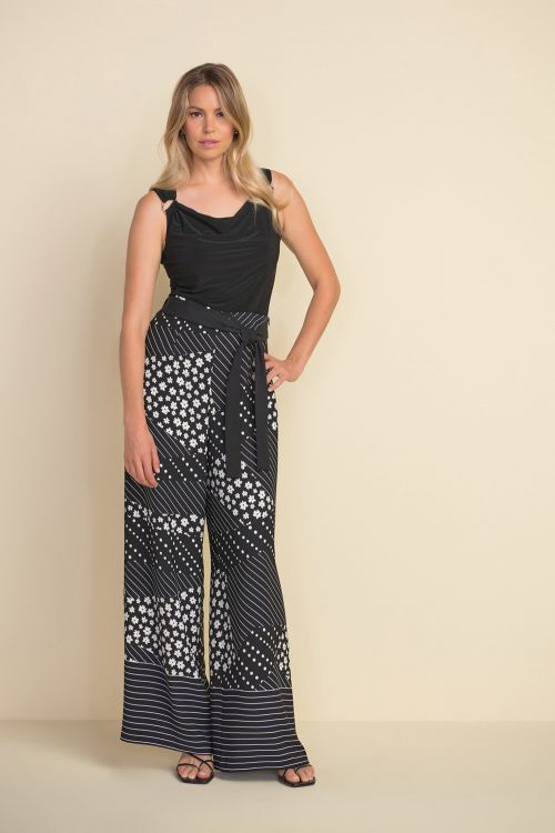 Joseph Ribkoff Black/White Pants Style 212248