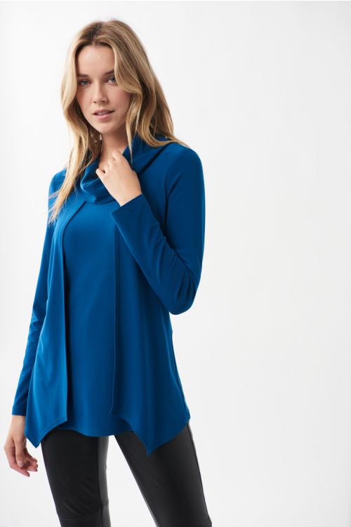 Joseph Ribkoff Aquarius Faux Layered Top Style 213047