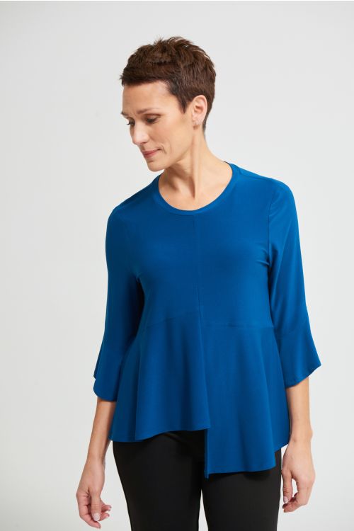 Joseph Ribkoff Aquarius Asymmetric Hem Top Style 213114