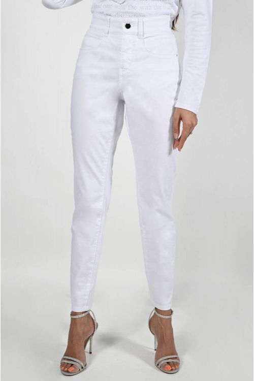 Frank Lyman White Denim Jean Pant Style 213126U