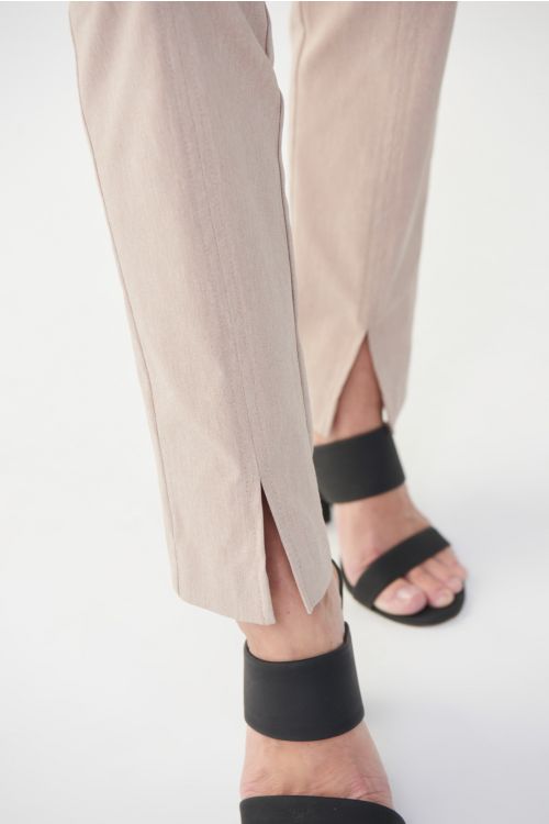 Joseph Ribkoff Beige Slit Cuff Pant Style 222246