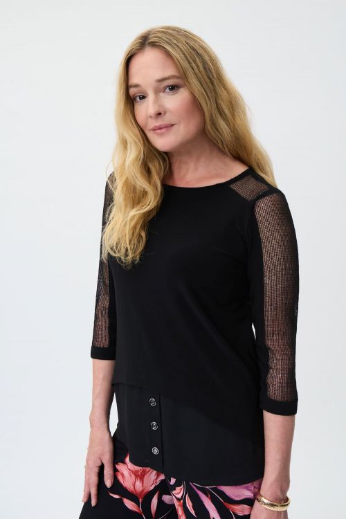 Joseph Ribkoff Black Top Style 231057