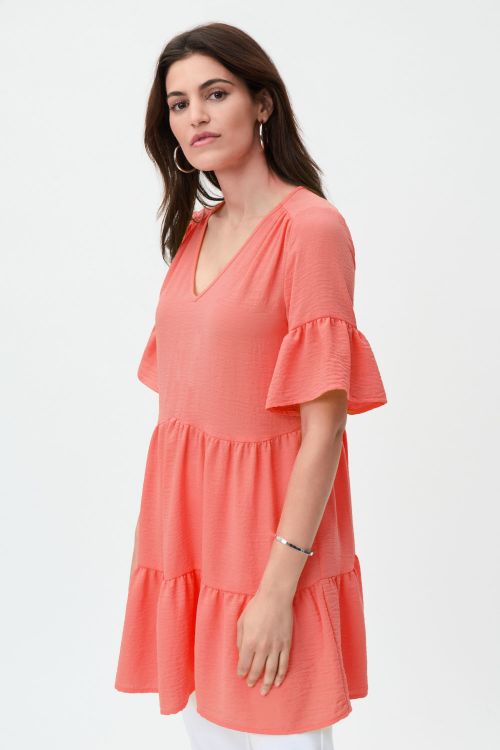 Joseph Ribkoff Calypso Coral Tunic Style 231086