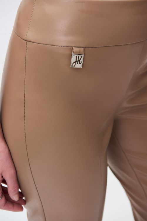 Joseph Ribkoff Tiger's Eye Leatherette Pants Style 231151